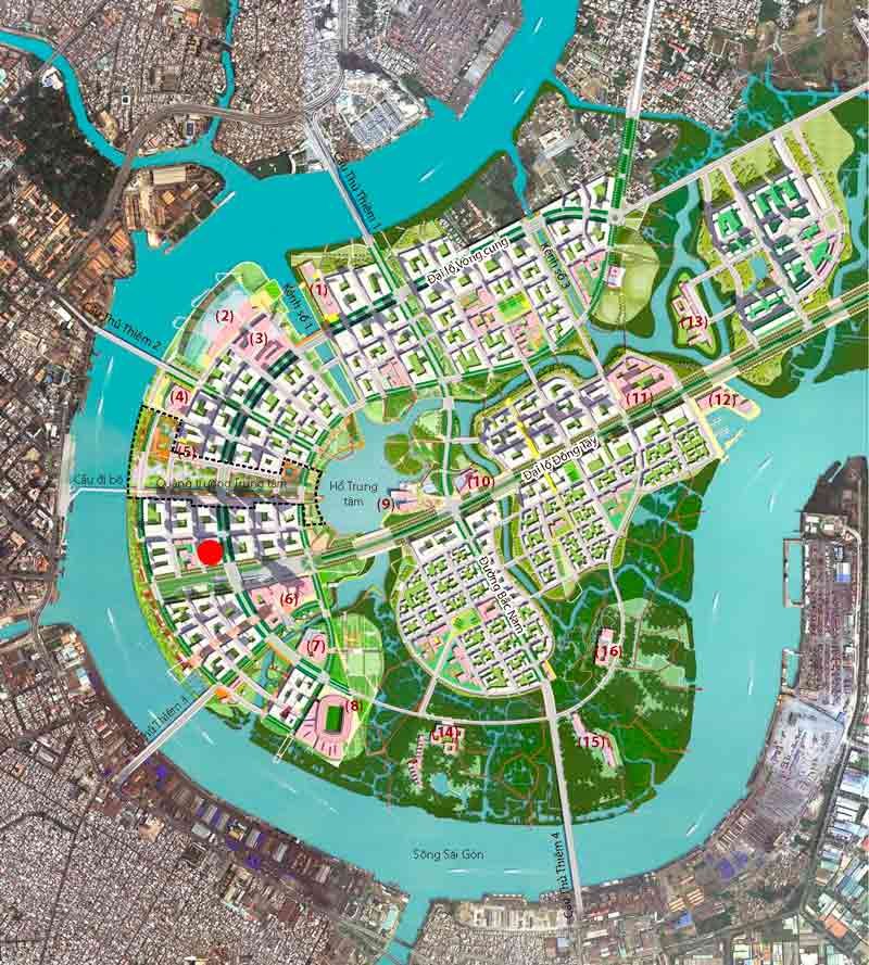 Local map of Sunshine Venicia Thu Thiem
