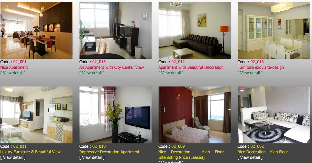 Saigon Pearl apartment for rent
