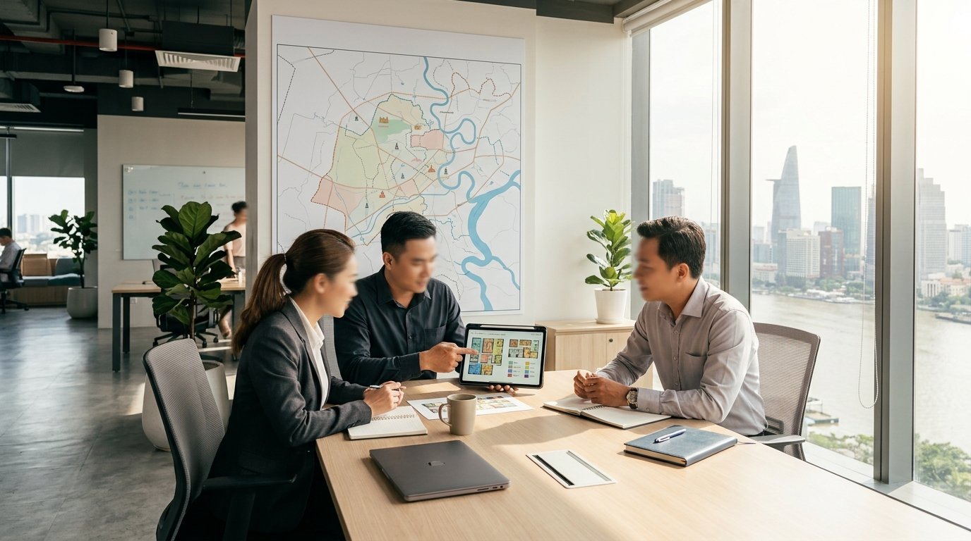 Apartment.vn real estate team office Ho Chi Minh City