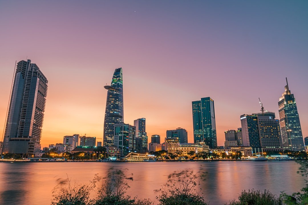 Modern high-rise construction site in Vietnam representing future development