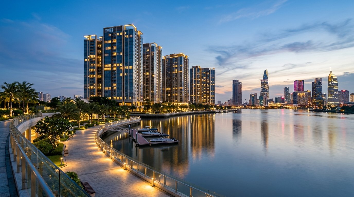 The River Thu Thiem for Rent – Riverfront Apartments & Penthouses