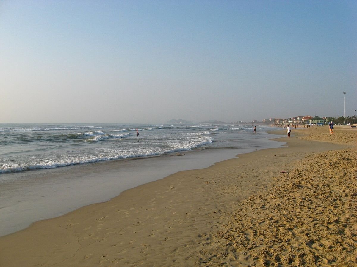 Quiet stretch of My Khe Beach