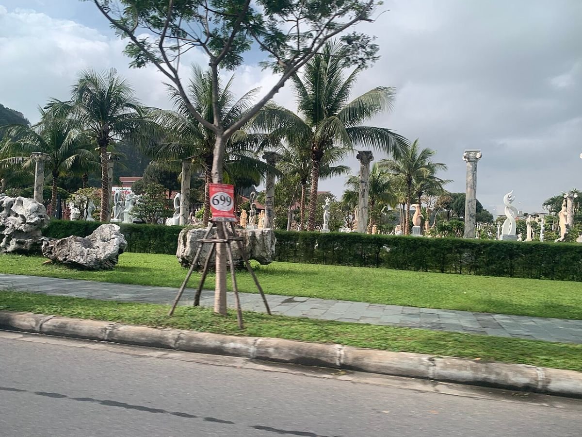 Garden on the Da Nang seafront