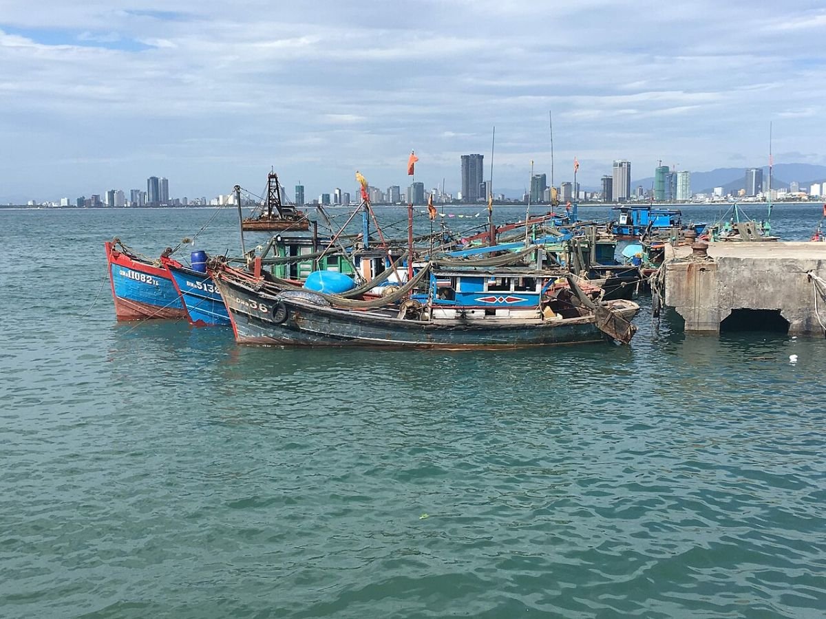 Fishing boats in Da Nang