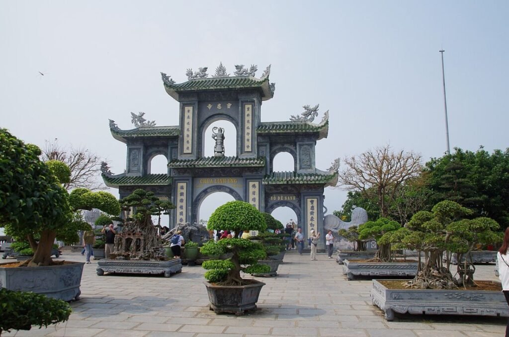 Temple gate in Da Nang