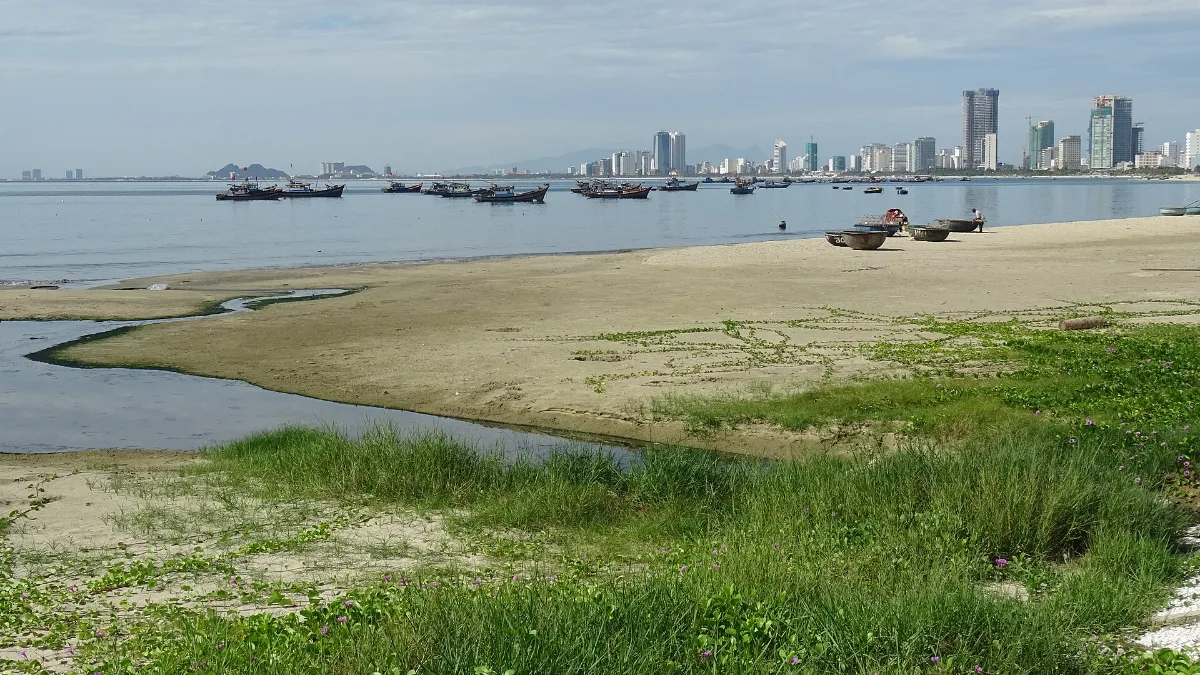 The beach at My Khe, Da Nang