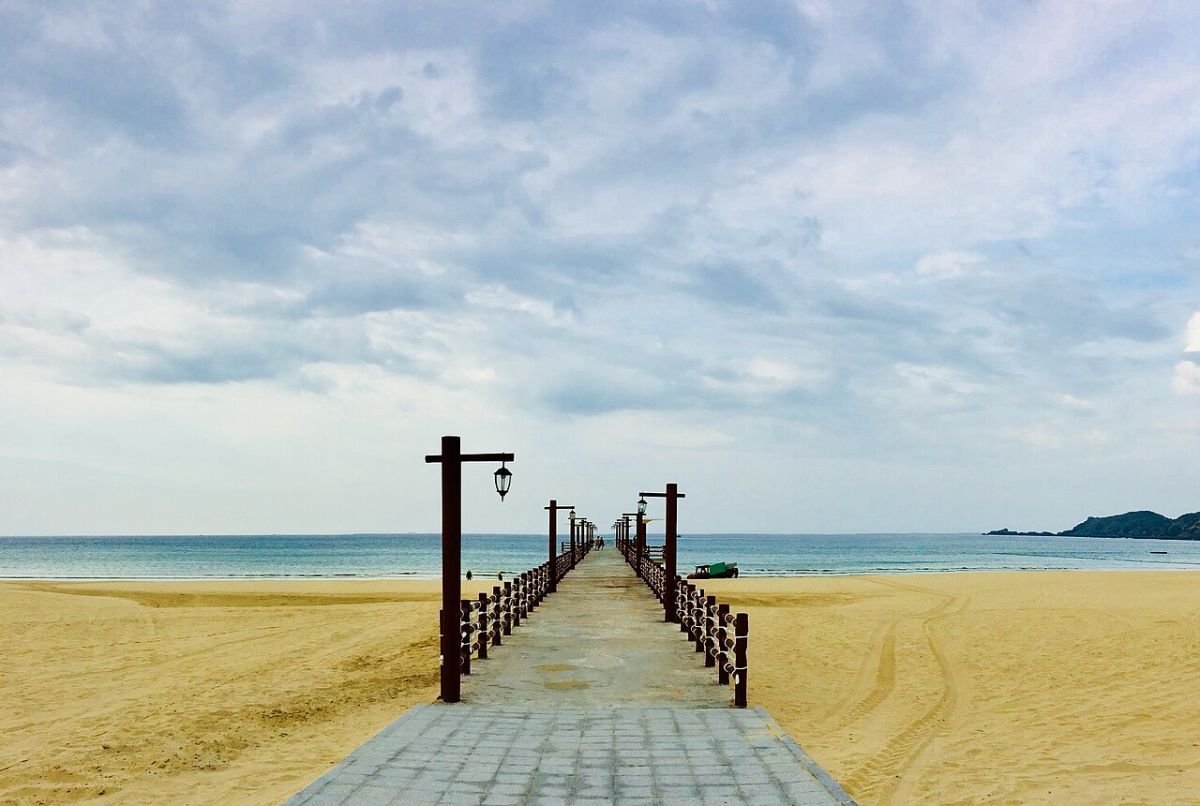 Wooden pier in Quy Nhon