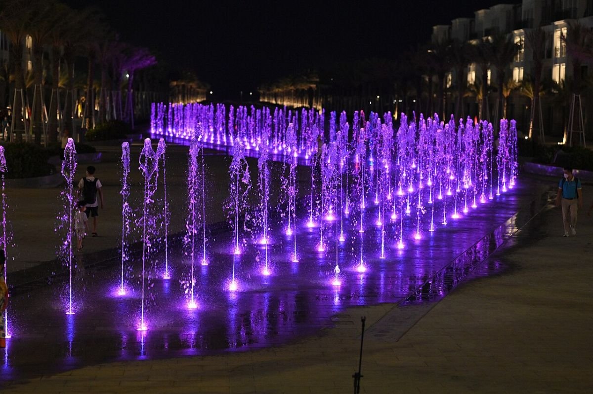 Fountain show in Quy Nhon