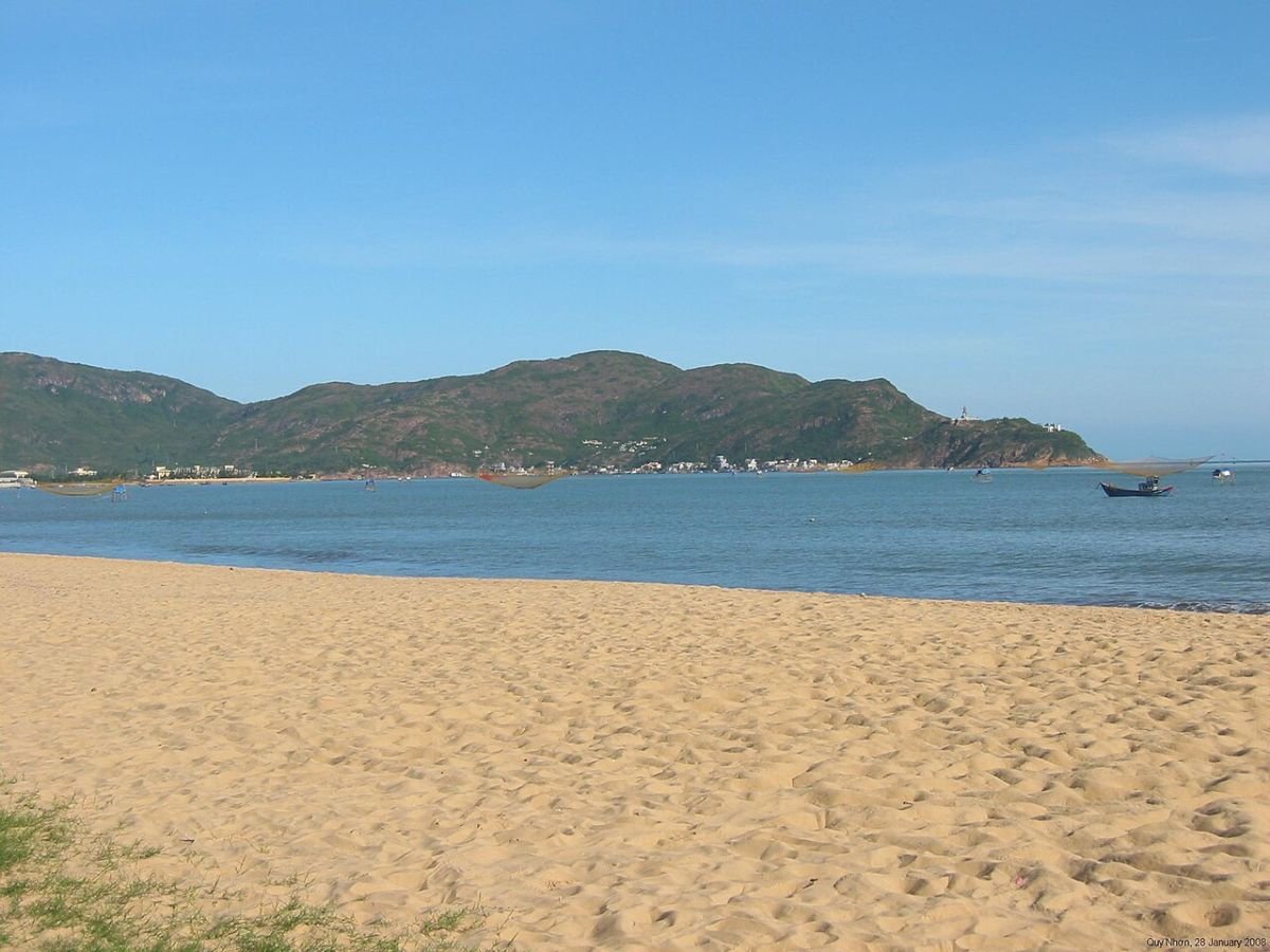 Quy Nhon beach and headland