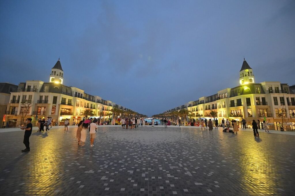 Evening square in Quy Nhon