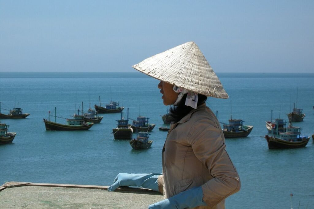 Fishing boats off Mui Ne