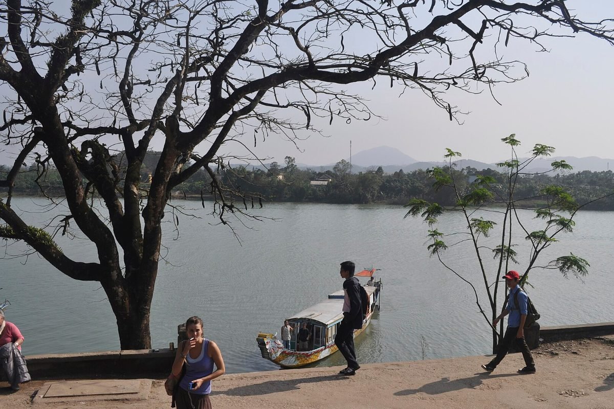 The Perfume River in Hue, the city of Aranya Hue 2-bedroom social housing