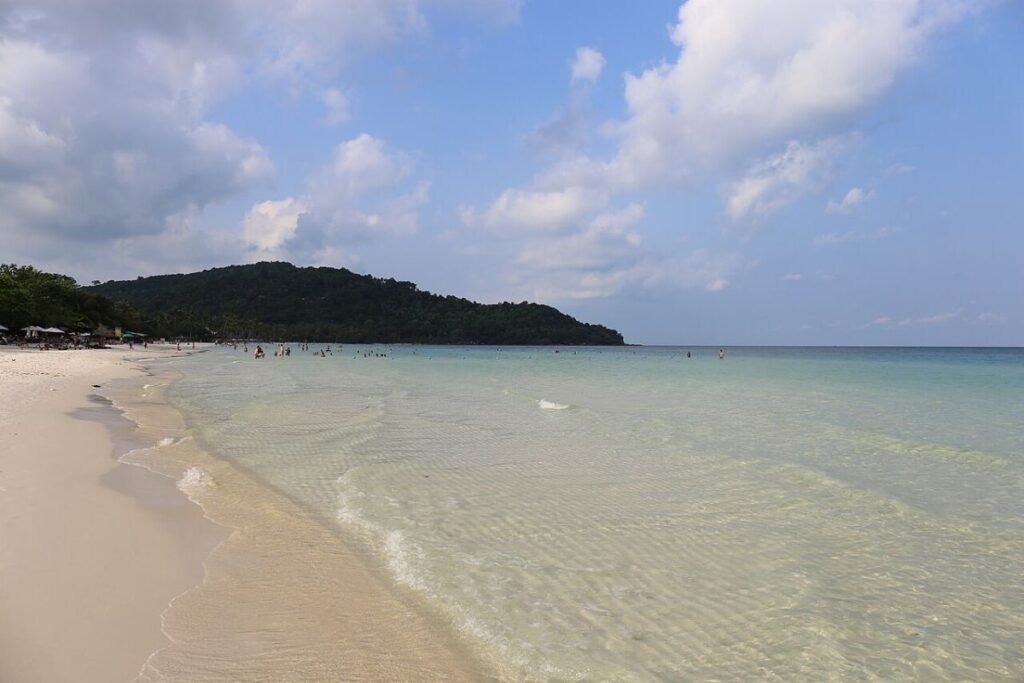 Quiet beach on Phu Quoc