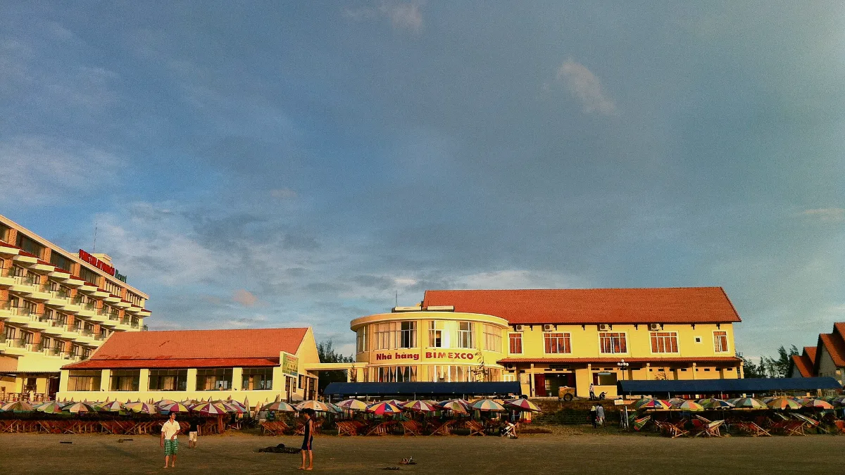 Hotels along the Back Beach seafront in Vung Tau