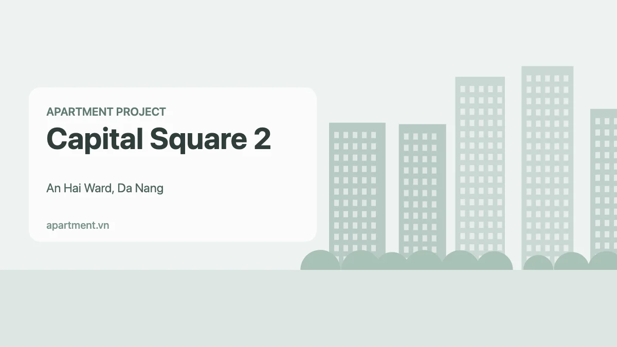 Capital Square 2 apartment project in An Hai Ward, Da Nang