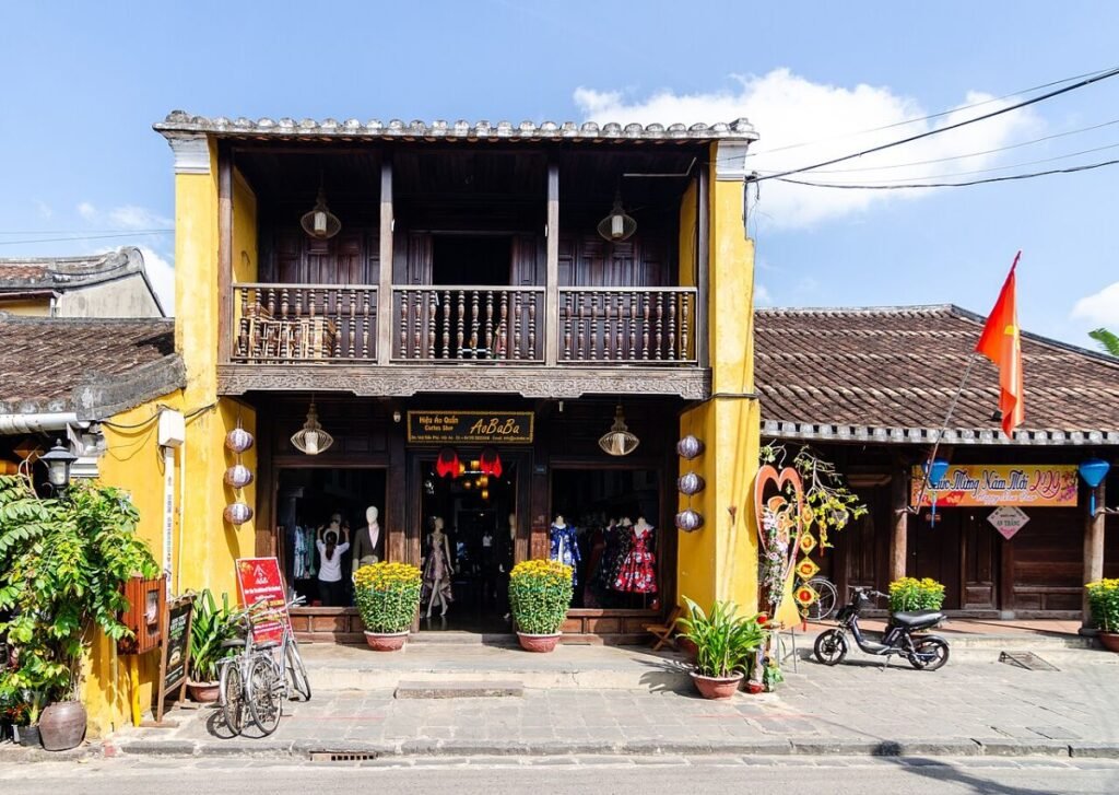 Old yellow house in Hoi An