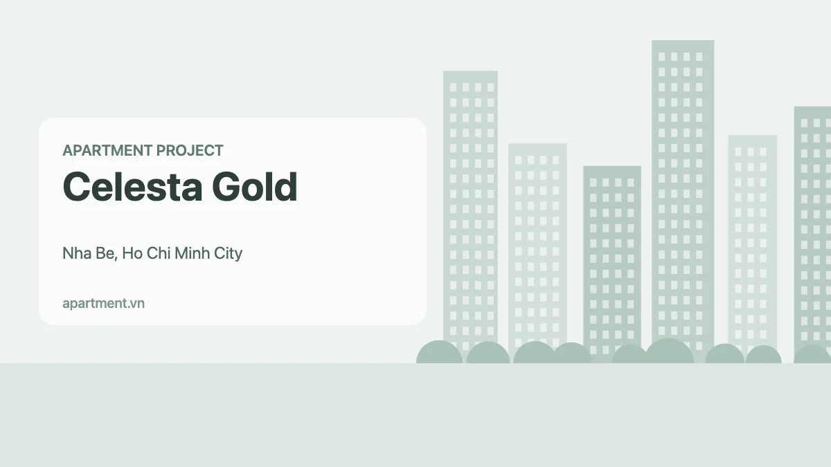 Celesta Gold apartment project in Nha Be, Ho Chi Minh City