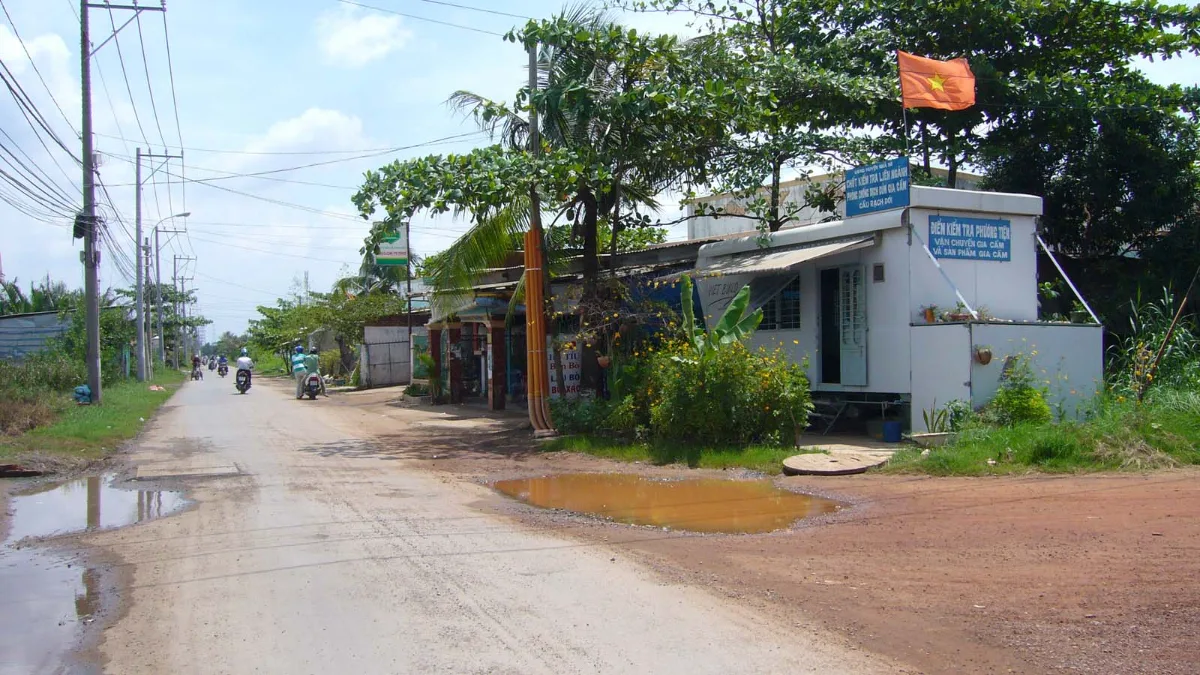 Countryside scene in Nha Be, Ho Chi Minh City