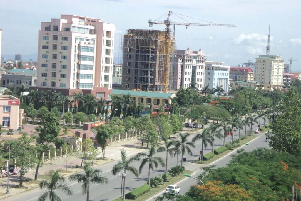 Lenin Avenue in Vinh, the city around Eco Central Park