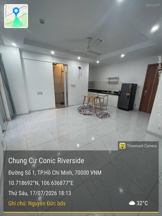 Source photograph of the Conic Riverside apartment advertised for sale