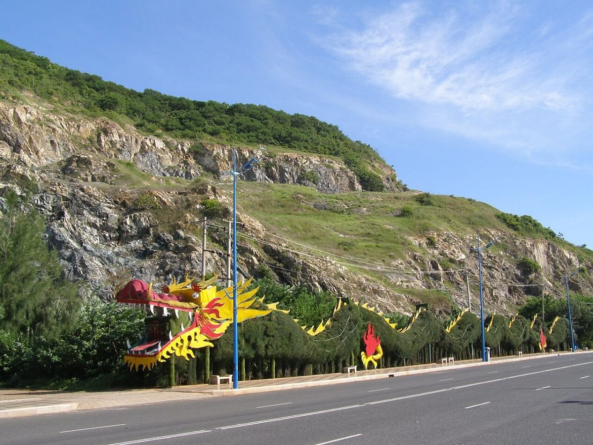 Hillside and sea in Vung Tau