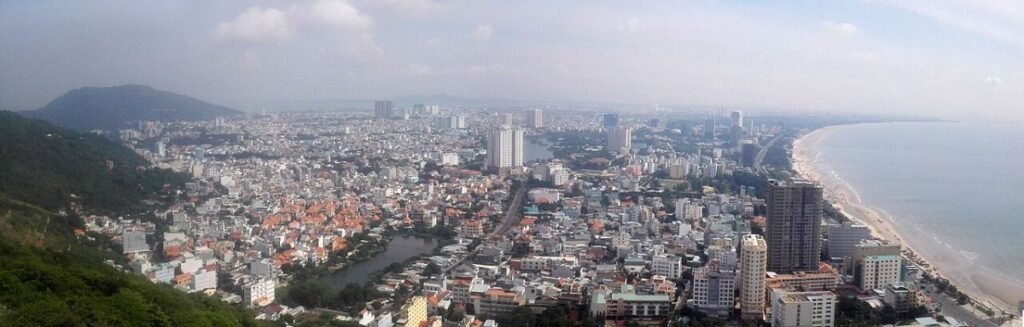 Vung Tau city from above