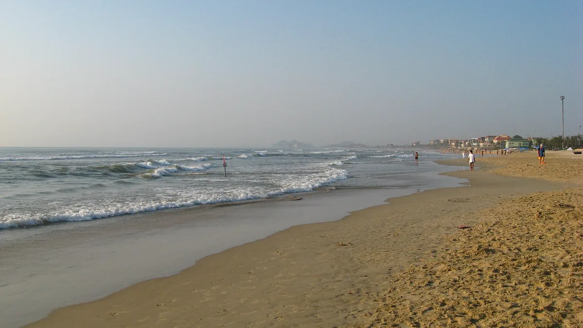 My Khe beach, across the road from Da Nang Times Square