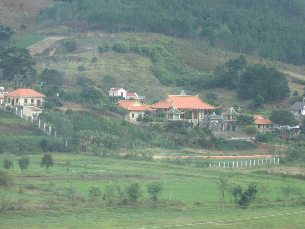 Hillside homes in Da Lat