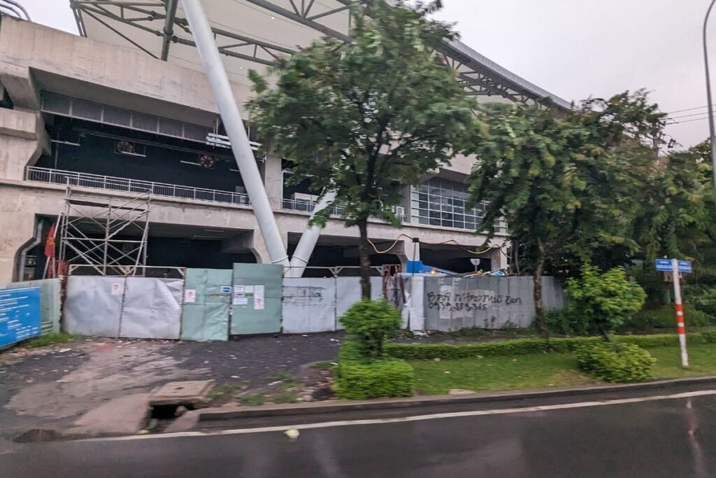 Thao Dien metro station, a short ride from Eaton Park