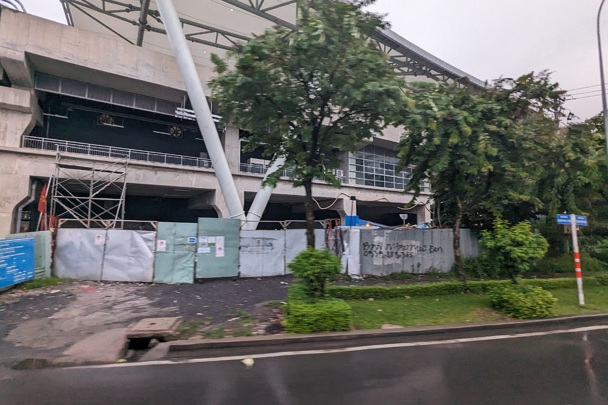 Thao Dien metro station, minutes from Eaton Park studios