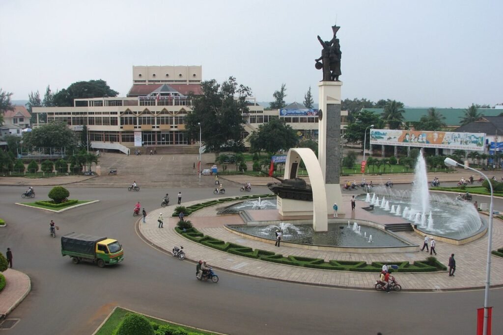 Buon Ma Thuot city, the setting of EraCity on Nguyen Chi Thanh Street