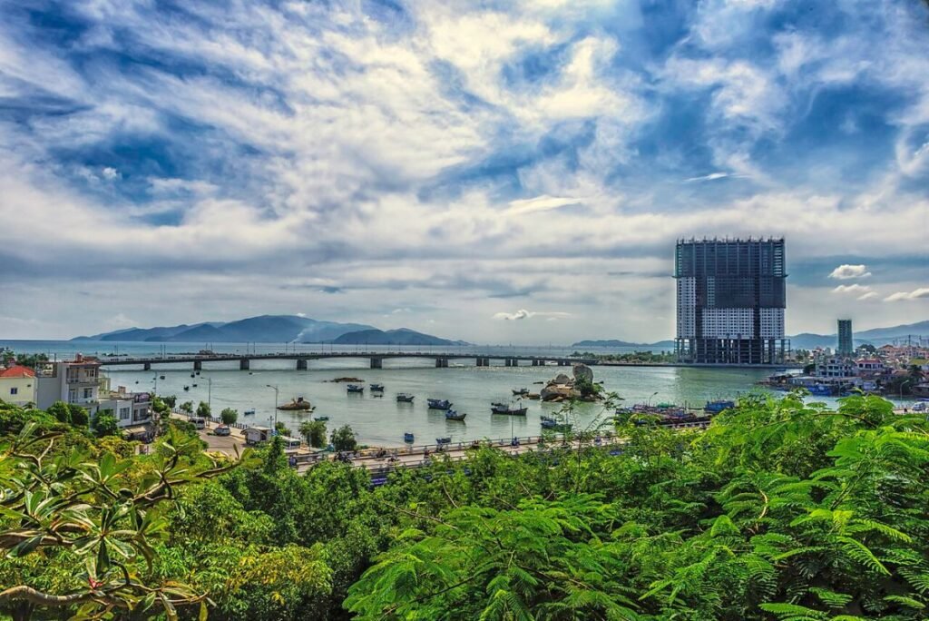 Nha Trang bay from the hills