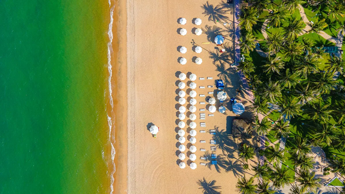 Tran Phu beach in central Nha Trang, near Gold Coast Nha Trang
