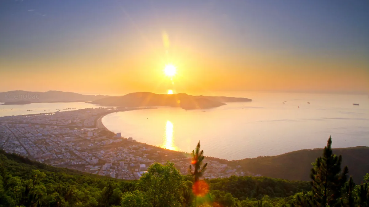 Morning view over central Quy Nhon