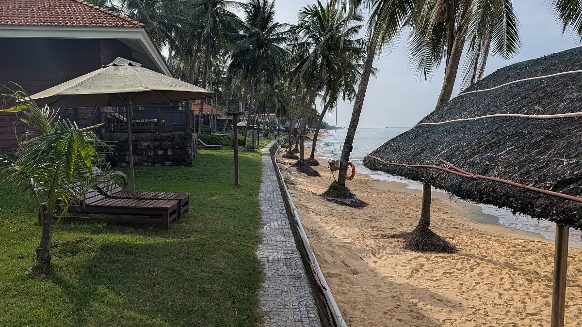 A beach on the west coast of Phu Quoc island