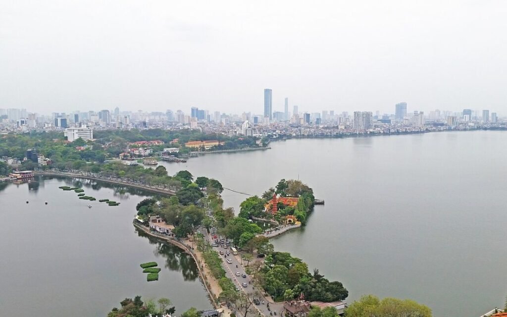 West Lake from above