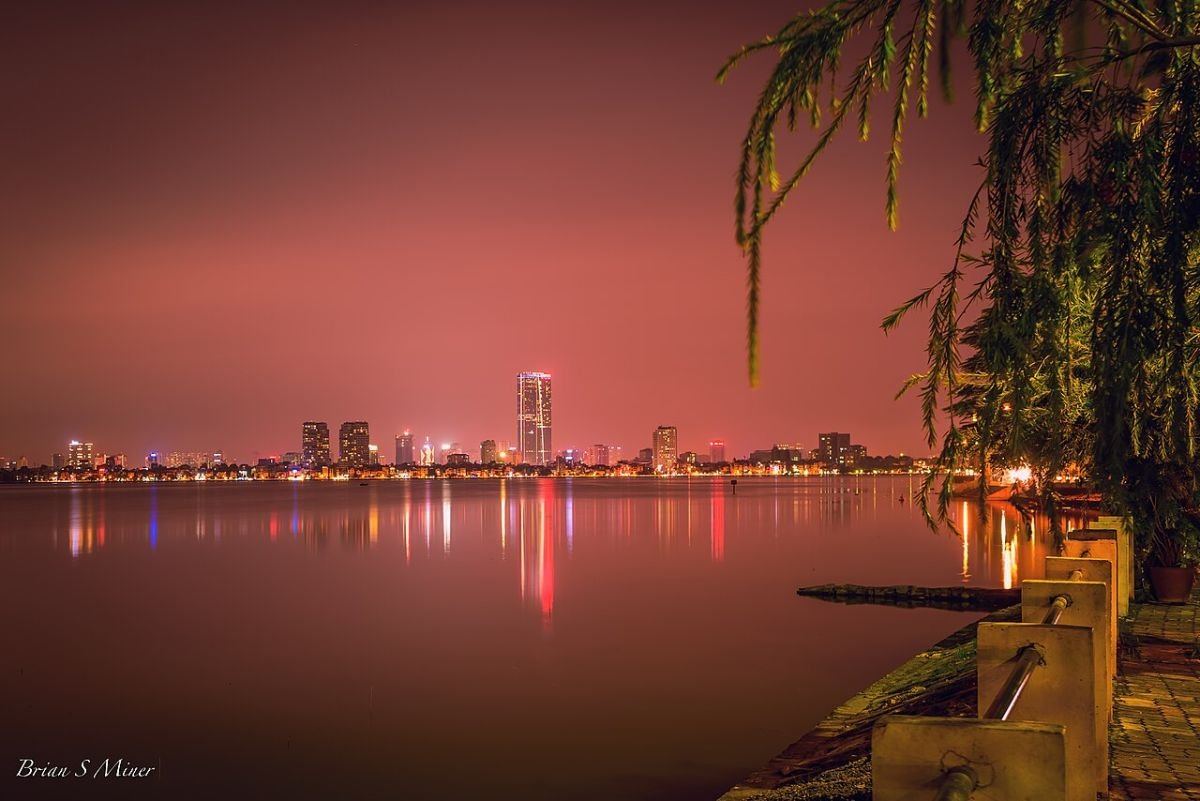 West Lake at dusk