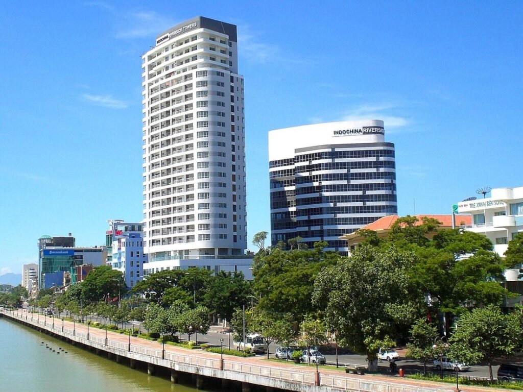 Beachside towers in Da Nang