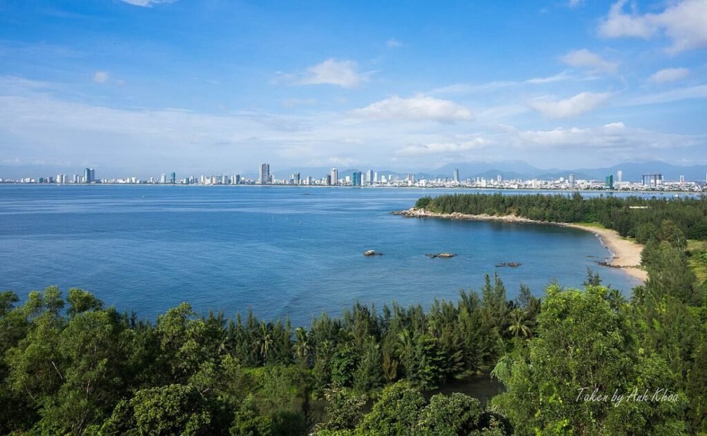 My Khe coastline and the city from Son Tra