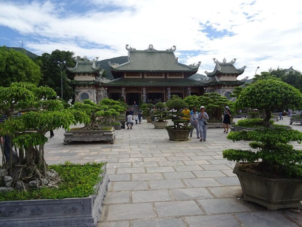 Garden at Linh Ung Pagoda