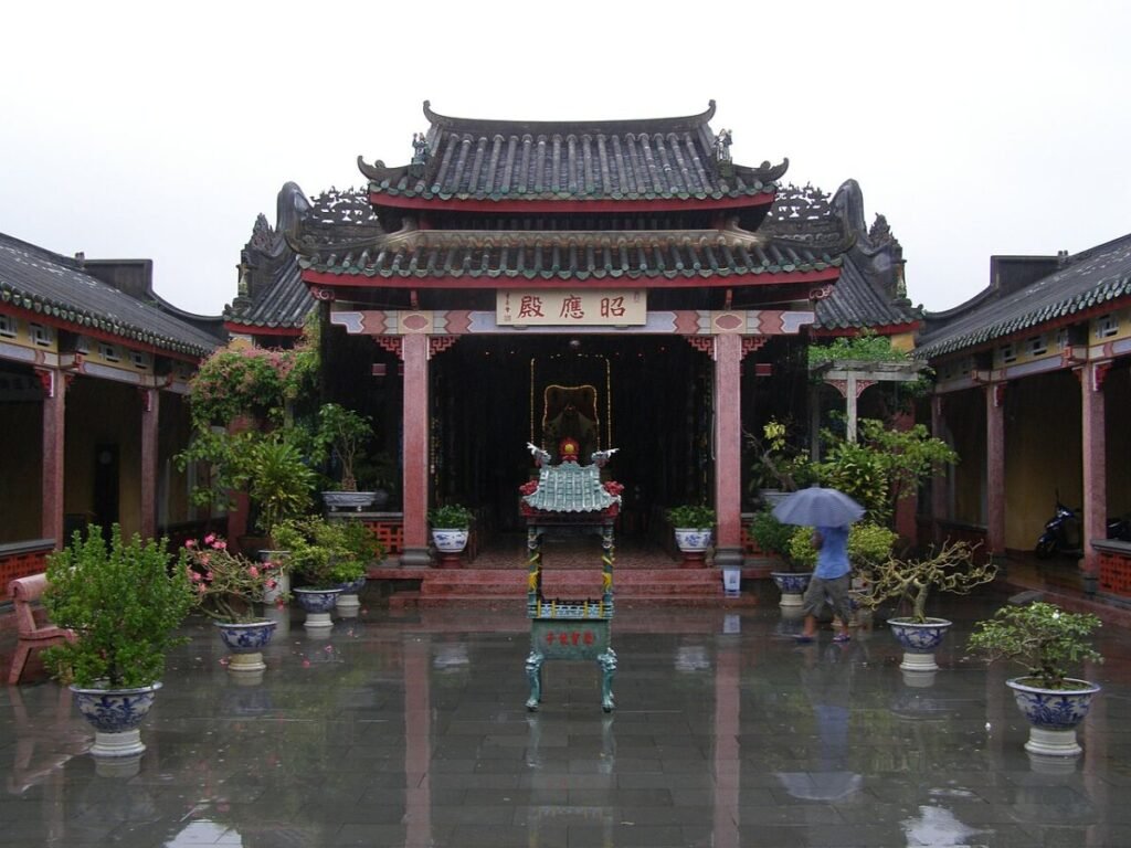 Assembly hall courtyard in Hoi An