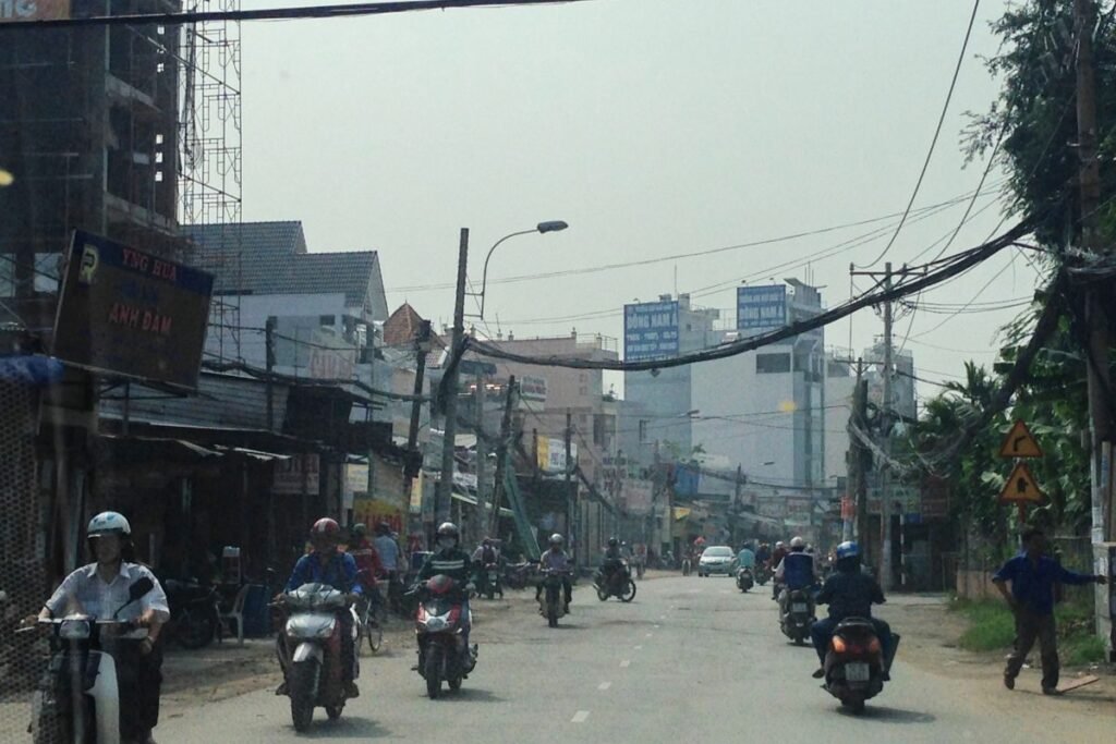 Do Xuan Hop Street in Phuoc Long