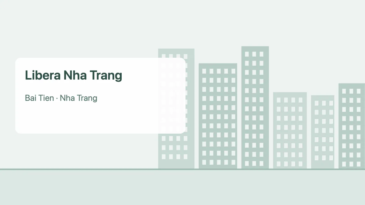 Libera Nha Trang – apartment project in Khanh Hoa (illustration)