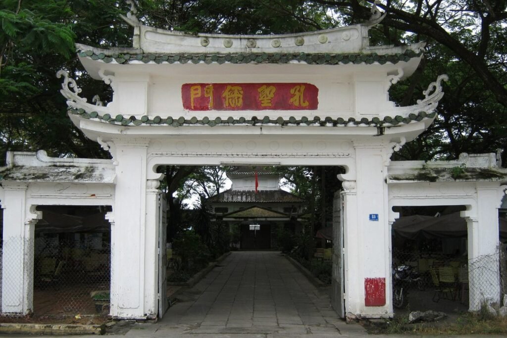 The Van Mieu temple in Cao Lanh, near Lotus Garden