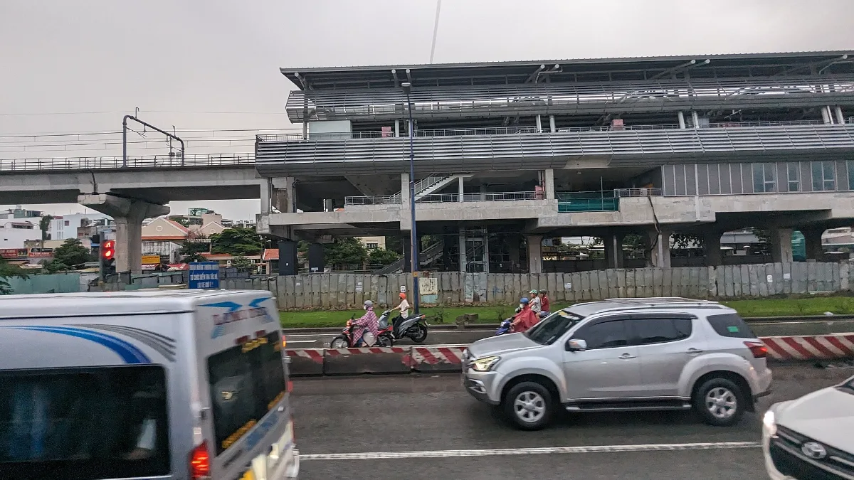 Rach Chiec metro station in Thu Duc, Ho Chi Minh City