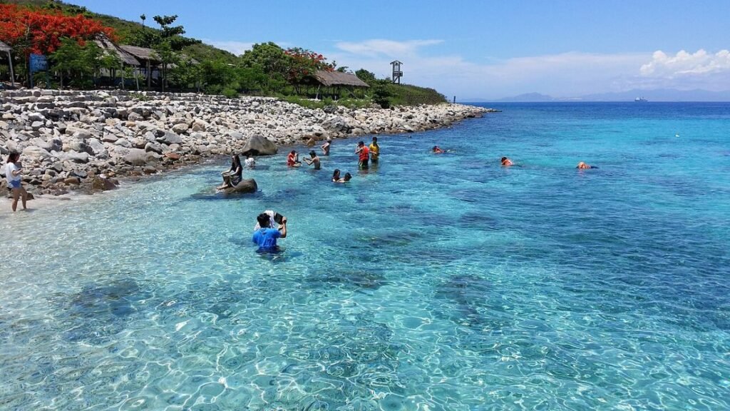 Clear water near Nha Trang