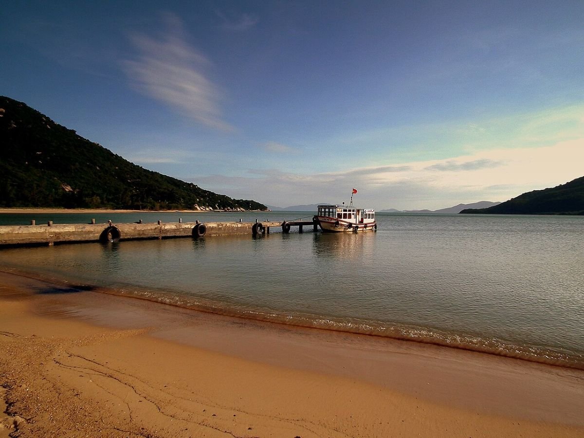 Sandy cove near Nha Trang