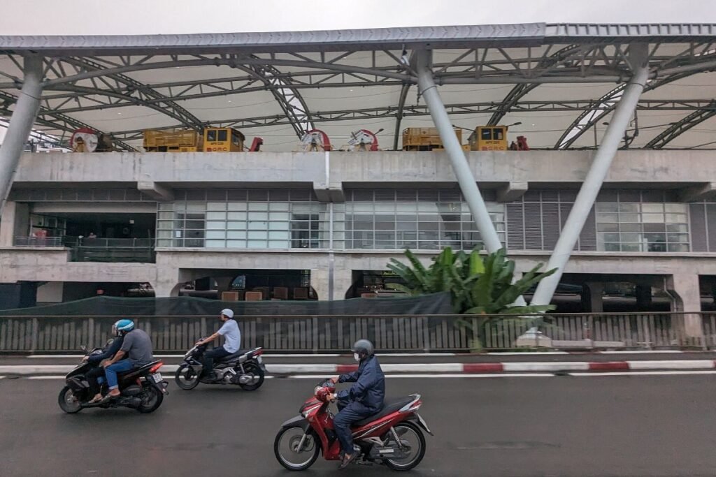 Thao Dien metro station at the gate of Masteri Thao Dien