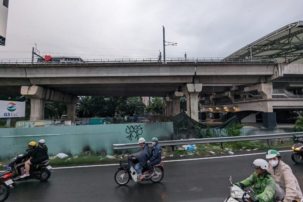 Thao Dien metro station next to Masteri