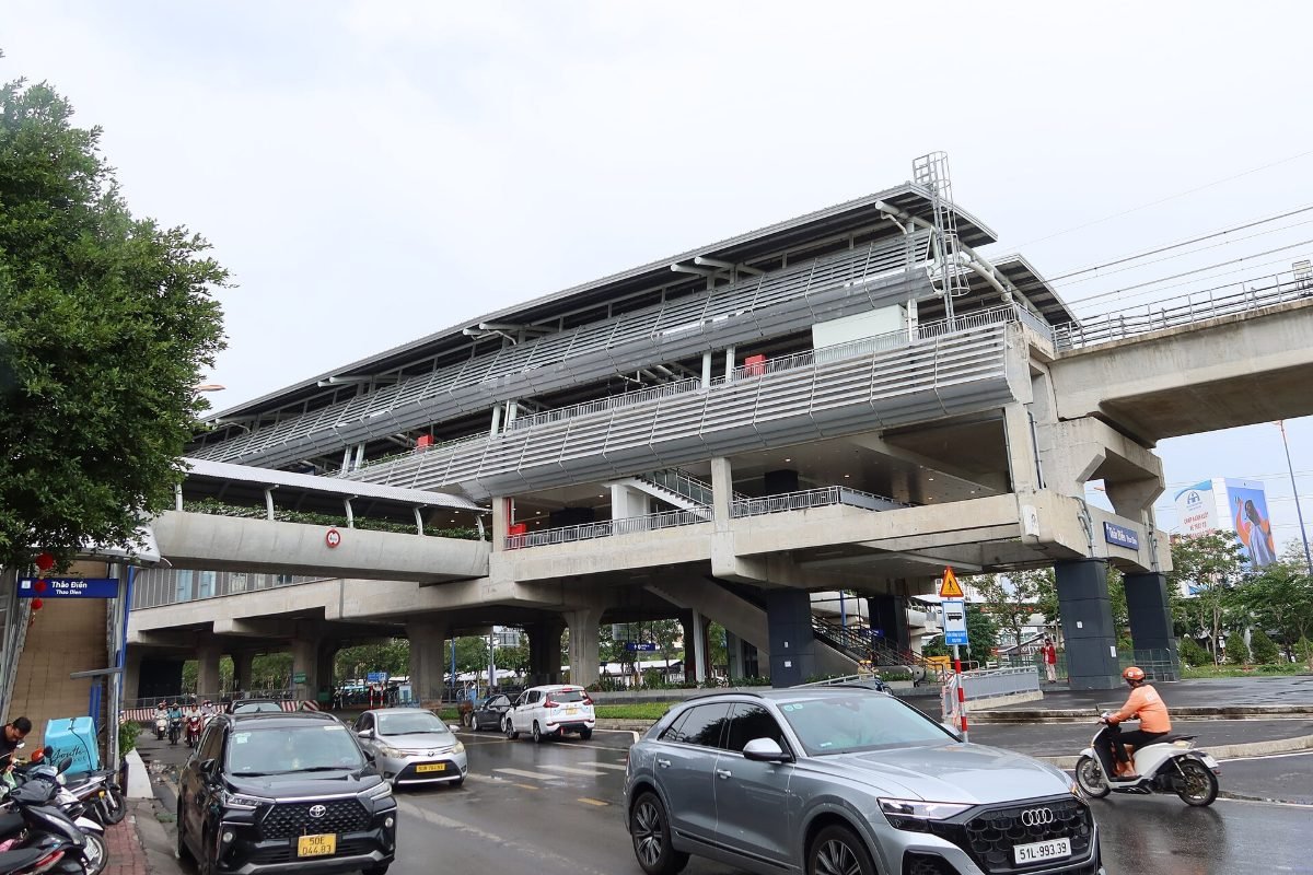 Thao Dien station on Metro Line No. 1